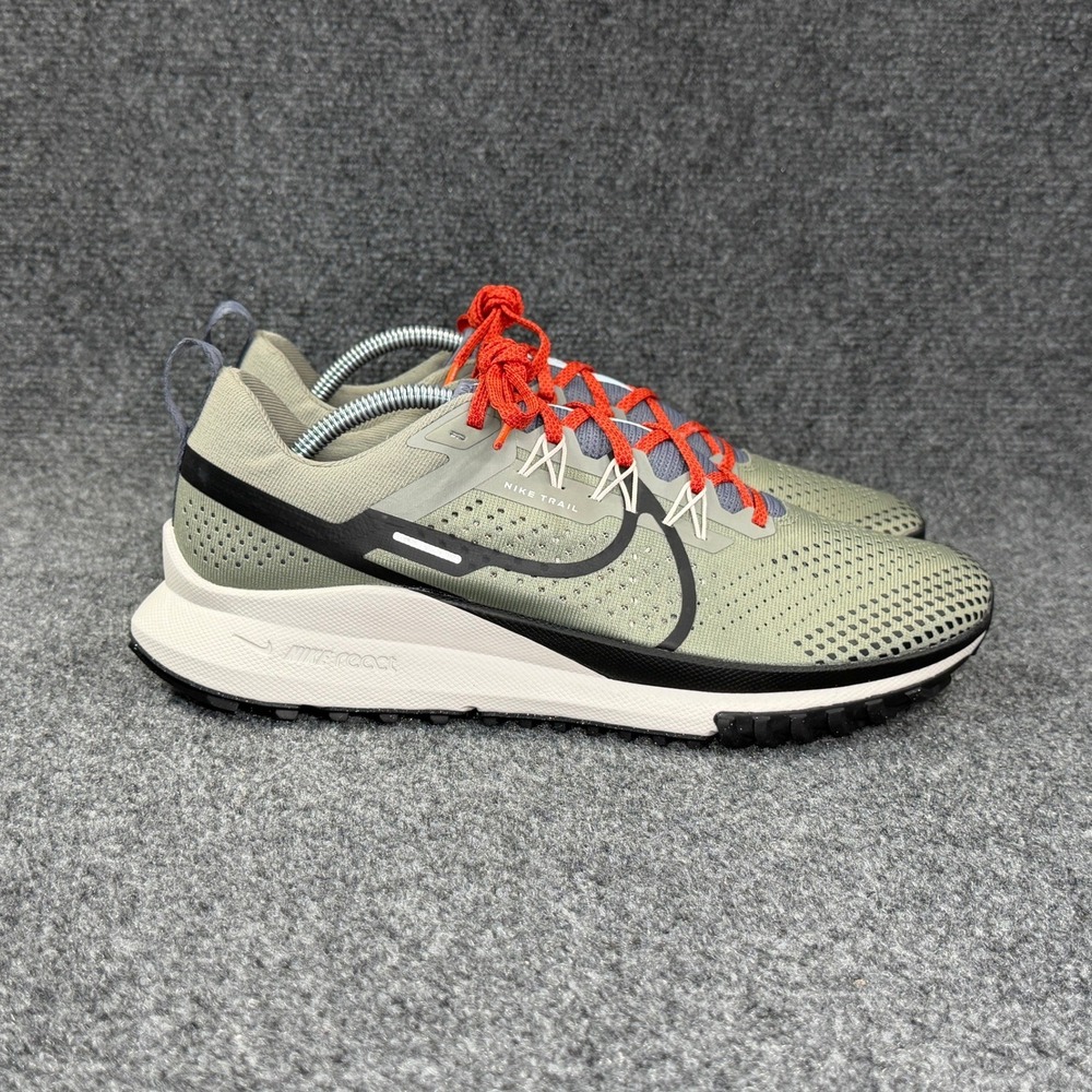 Nike React Pegasus Trail 4 Running Shoes Men's 11 Dark Stucco Athletic Training - Picture 1 of 14